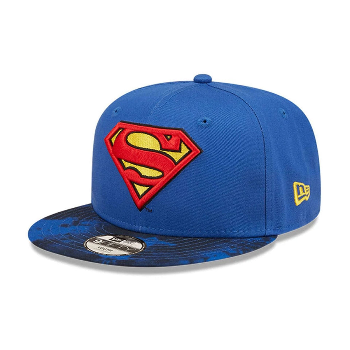 Youth DC Superman Blue 9FIFTY Snapback Adjustable Cap-klyvox