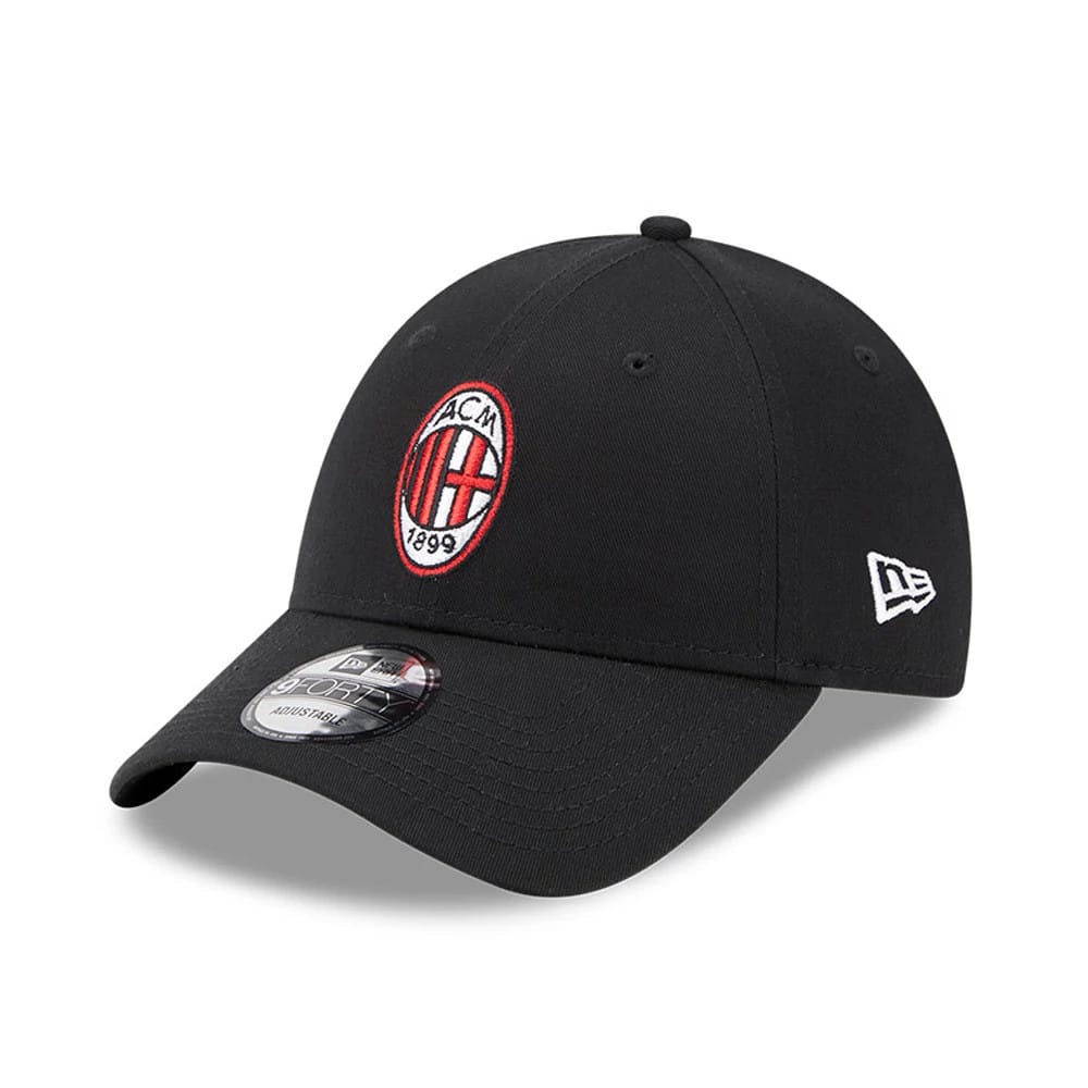 AC Milan Black 9FORTY Adjustable Cap-klyvox
