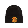 Manchester United FC Youth Black Cuff Knit Beanie Hat-klyvox