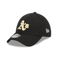 Athletics MLB Evergreen Black 39THIRTY Stretch Fit Cap-klyvox
