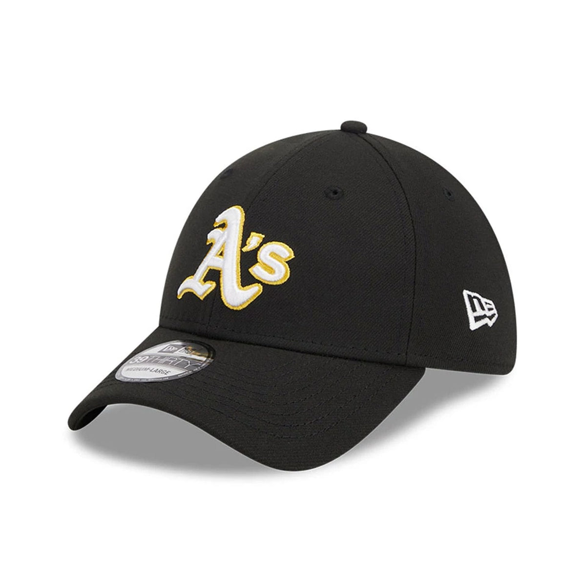 Athletics MLB Evergreen Black 39THIRTY Stretch Fit Cap-klyvox