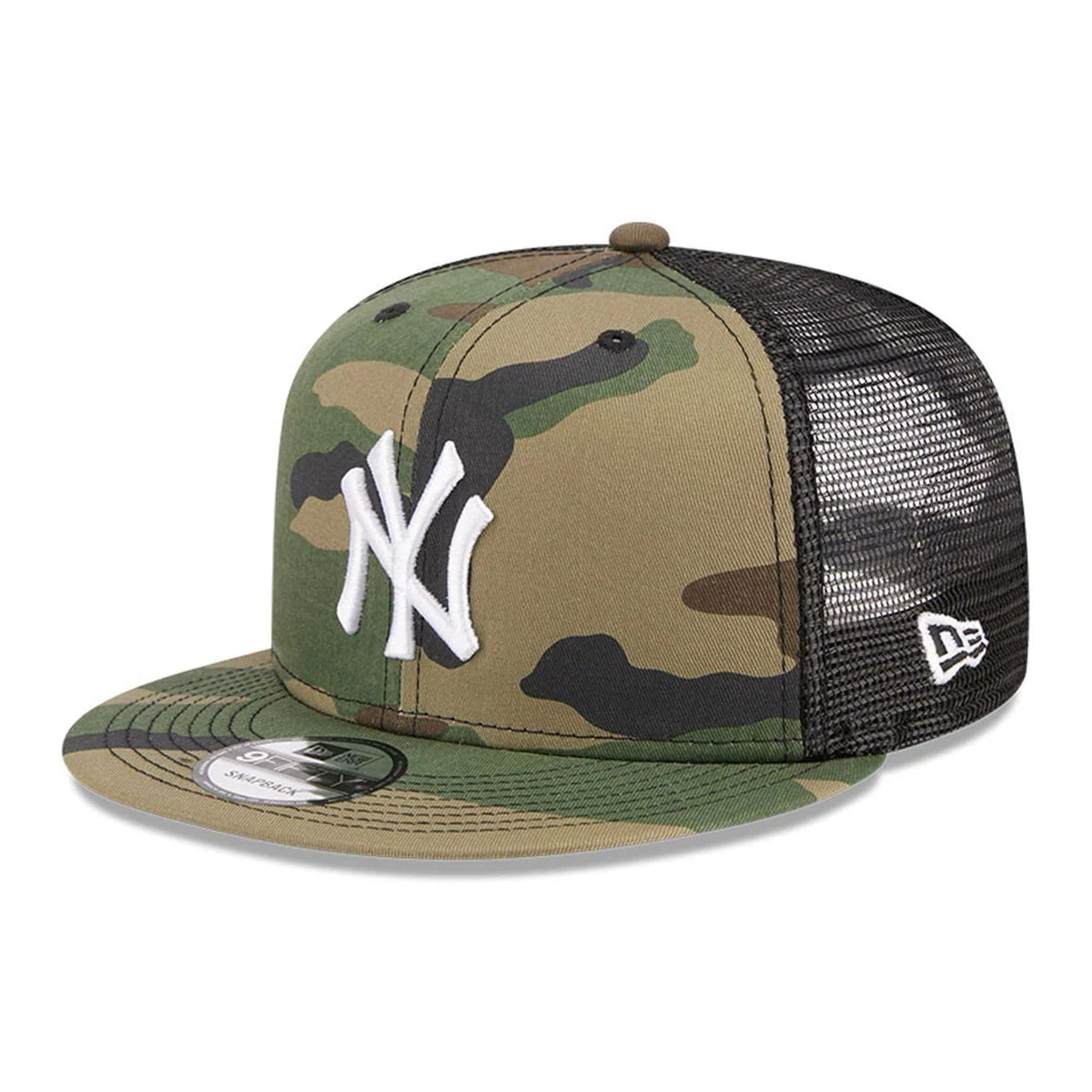 New York Yankees MLB Evergreen Camo 9FIFTY Trucker Adjustable Cap-klyvox