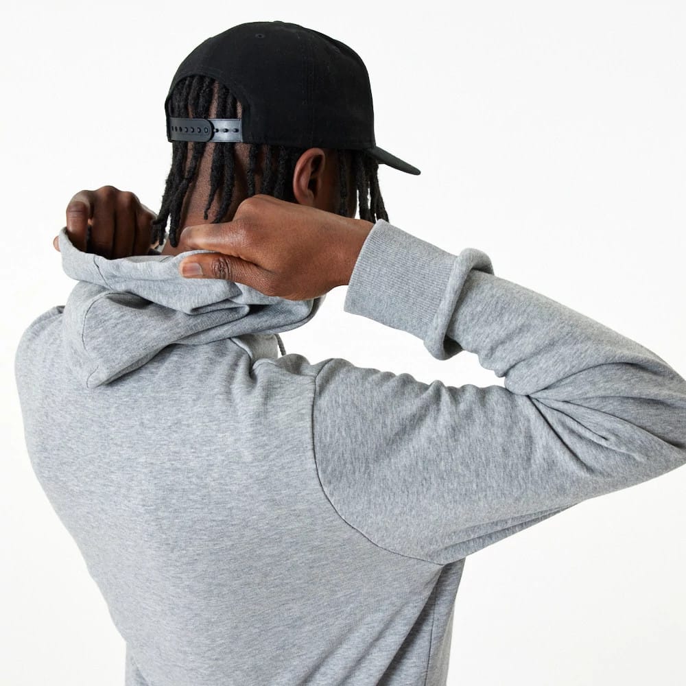 New Era Essential Grey Pullover Hoodie-klyvox