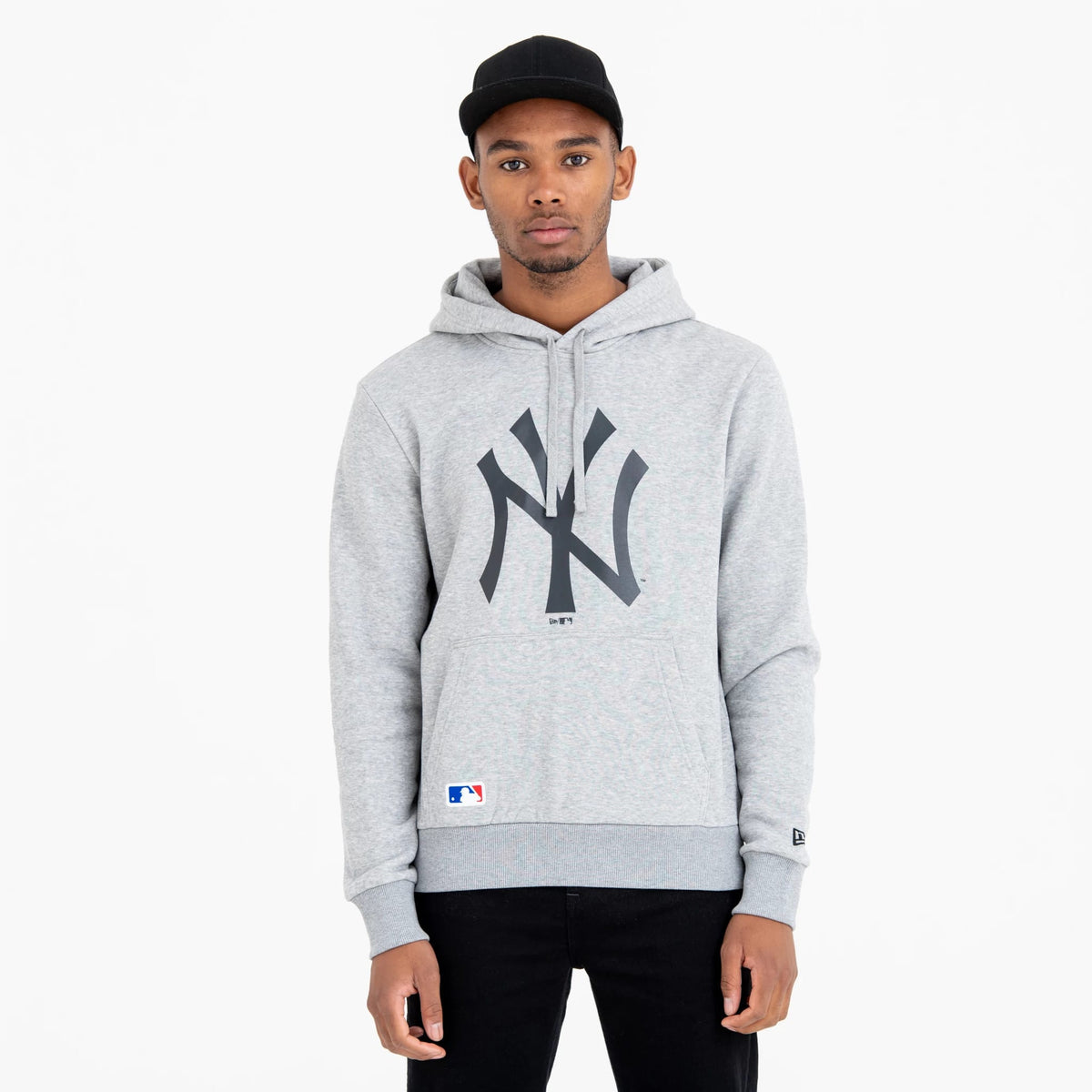 New York Yankees MLB Regular Grey Pullover Hoodie-klyvox