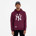New York Yankees MLB Regular Dark Purple Pullover Hoodie-klyvox