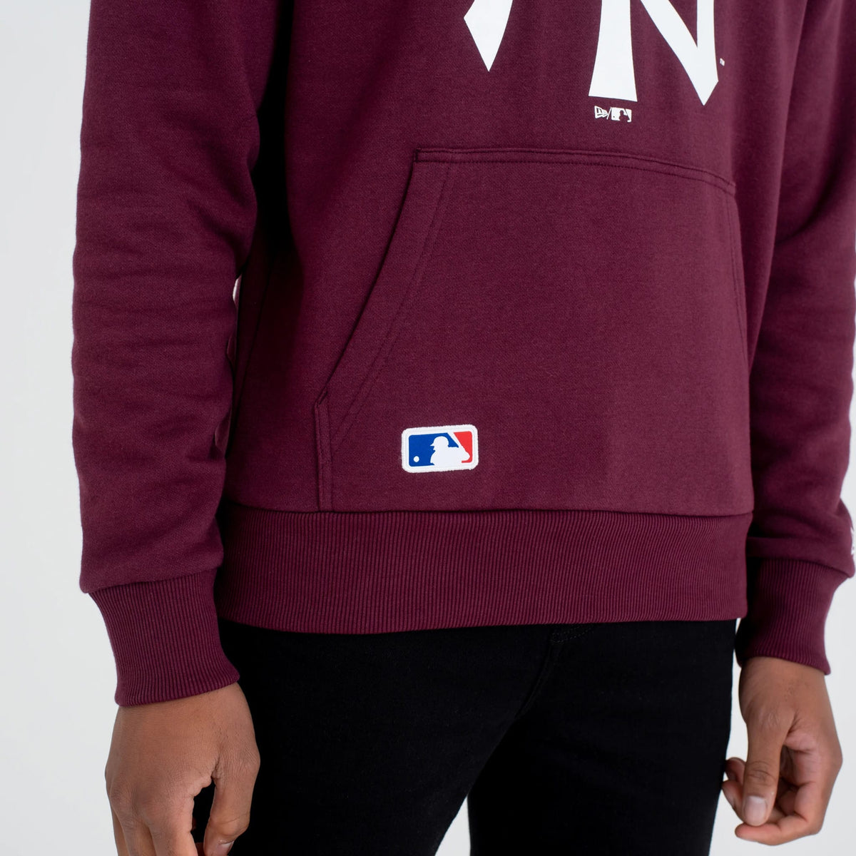 New York Yankees MLB Regular Dark Purple Pullover Hoodie-klyvox