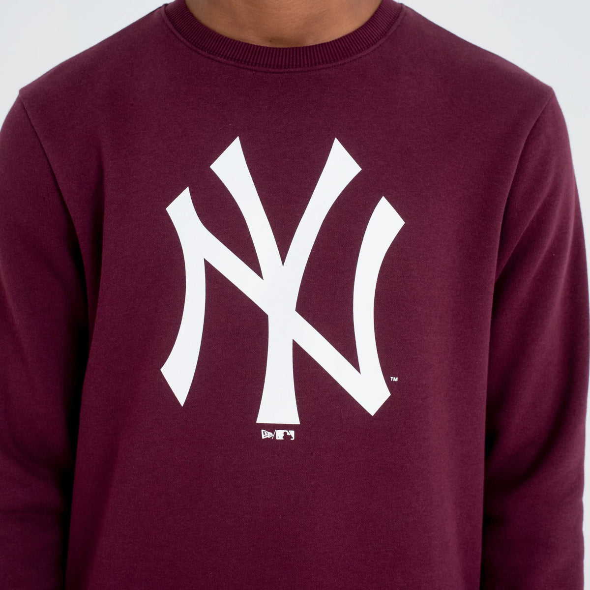 New York Yankees MLB Regular Dark Purple Crew Neck Sweatshirt-klyvox
