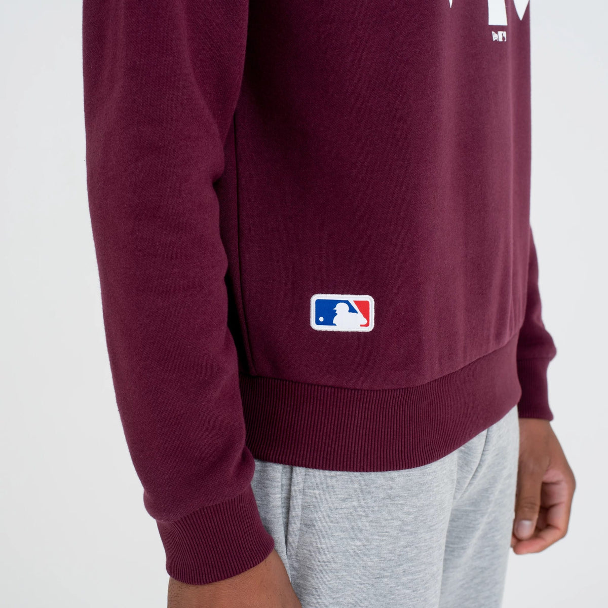 New York Yankees MLB Regular Dark Purple Crew Neck Sweatshirt-klyvox