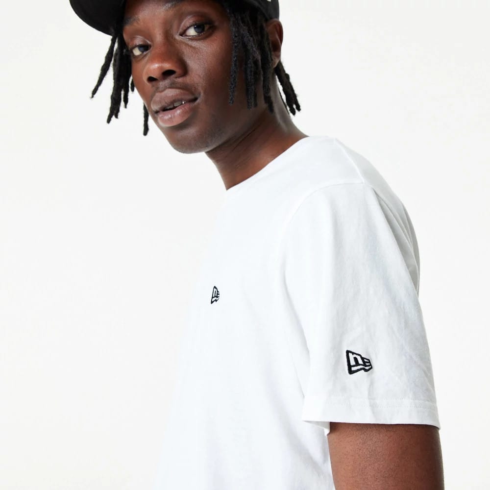New Era Essential White T-Shirt-klyvox