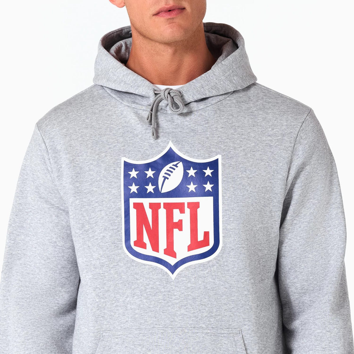 NFL Shield Logo NFL Grey Pullover Hoodie-klyvox