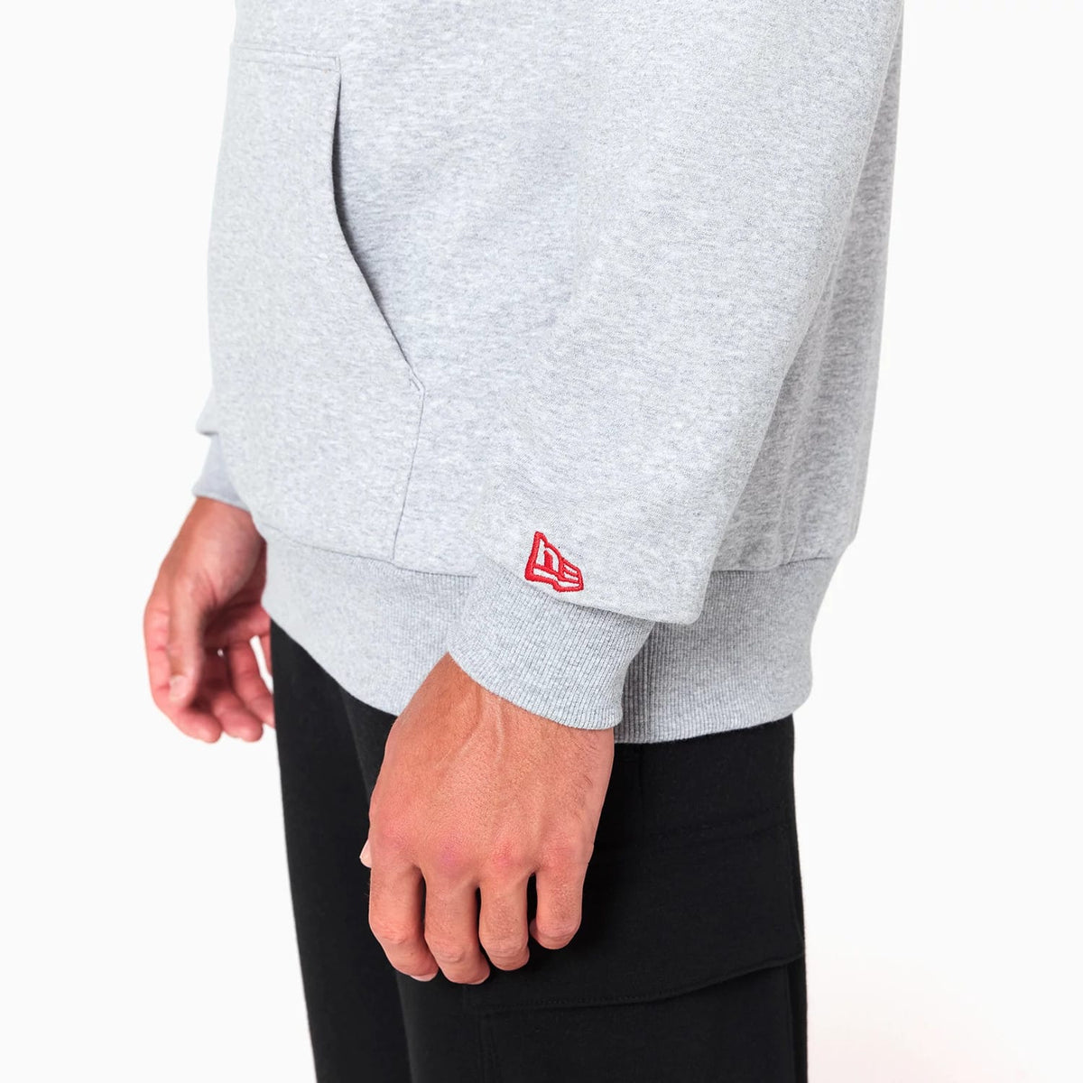 NFL Shield Logo NFL Grey Pullover Hoodie-klyvox