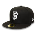 San Francisco Giants MLB Black and White 59FIFTY Fitted Cap-klyvox