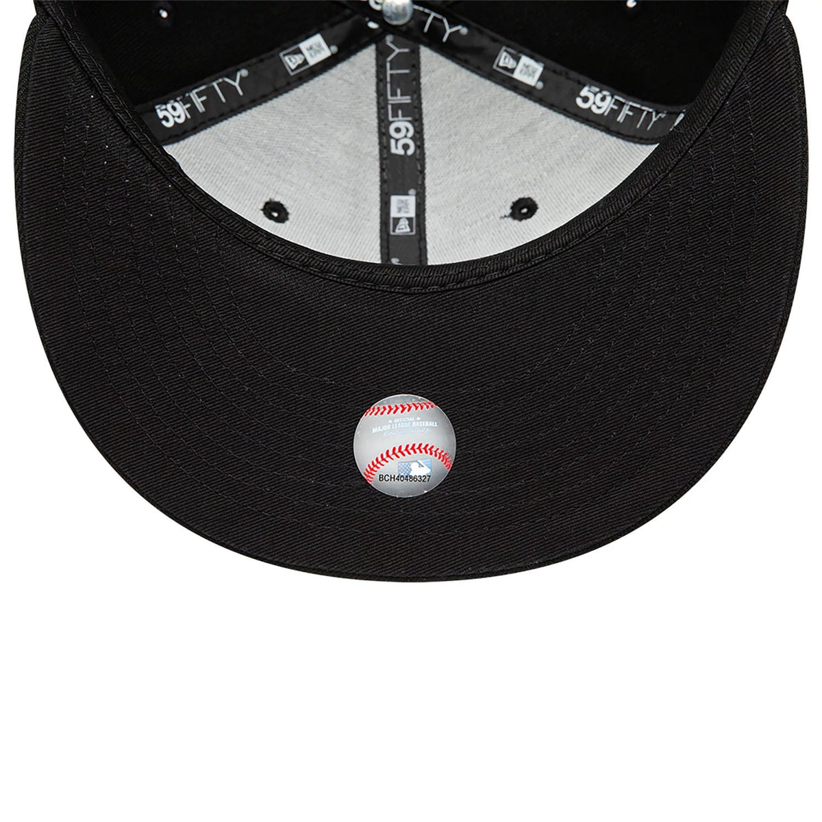 Detroit Tigers MLB Black and White 59FIFTY Fitted Cap-klyvox
