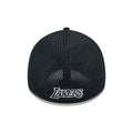 LA Lakers NBA Evergreen Neo Black 39THIRTY Stretch Fit Cap-klyvox