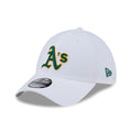 Athletics MLB Evergreen White 39THIRTY Stretch Fit Cap-klyvox