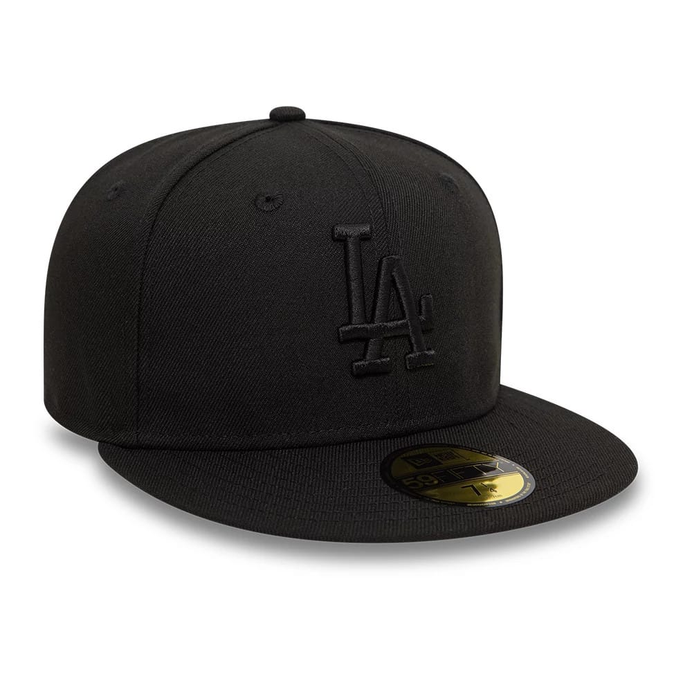 LA Dodgers League Essential Black 59FIFTY Fitted Cap-klyvox