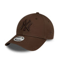 New York Yankees Womens League Essential Dark Brown 9FORTY Adjustable Cap-klyvox