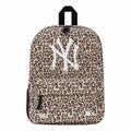 New York Yankees All Over Print Light Beige Stadium Backpack-klyvox