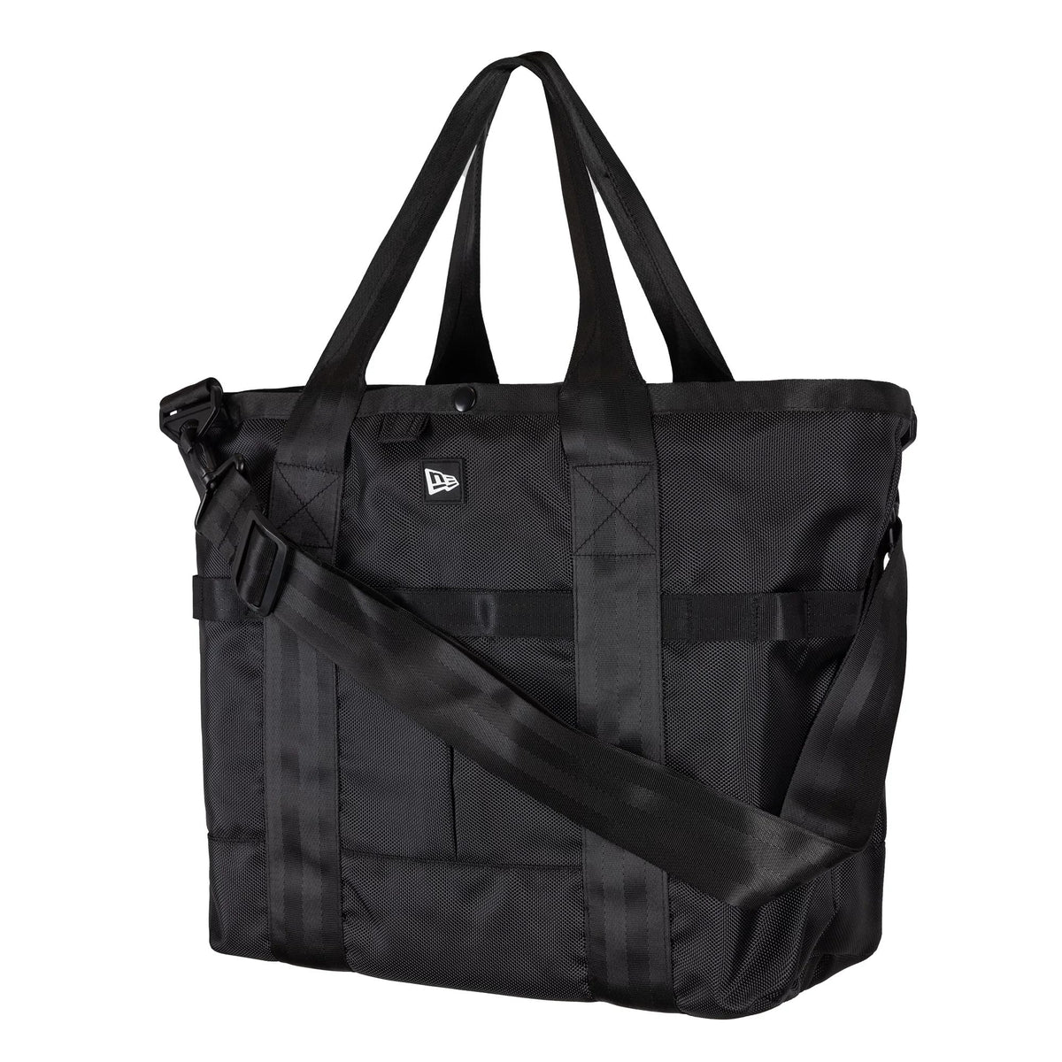 New Era Black Utility Tote Bag-klyvox