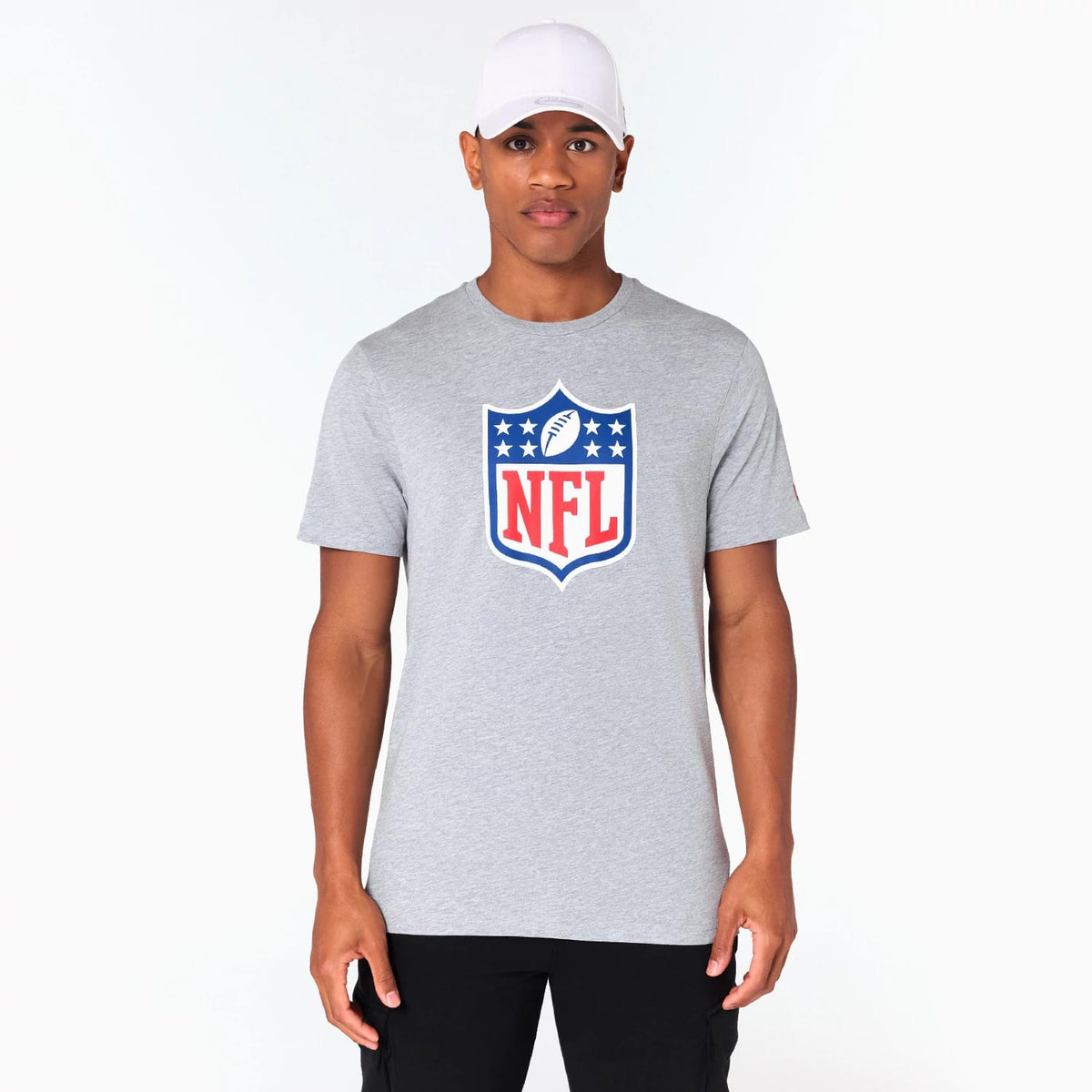 NFL Shield Logo NFL Grey T-Shirt-klyvox