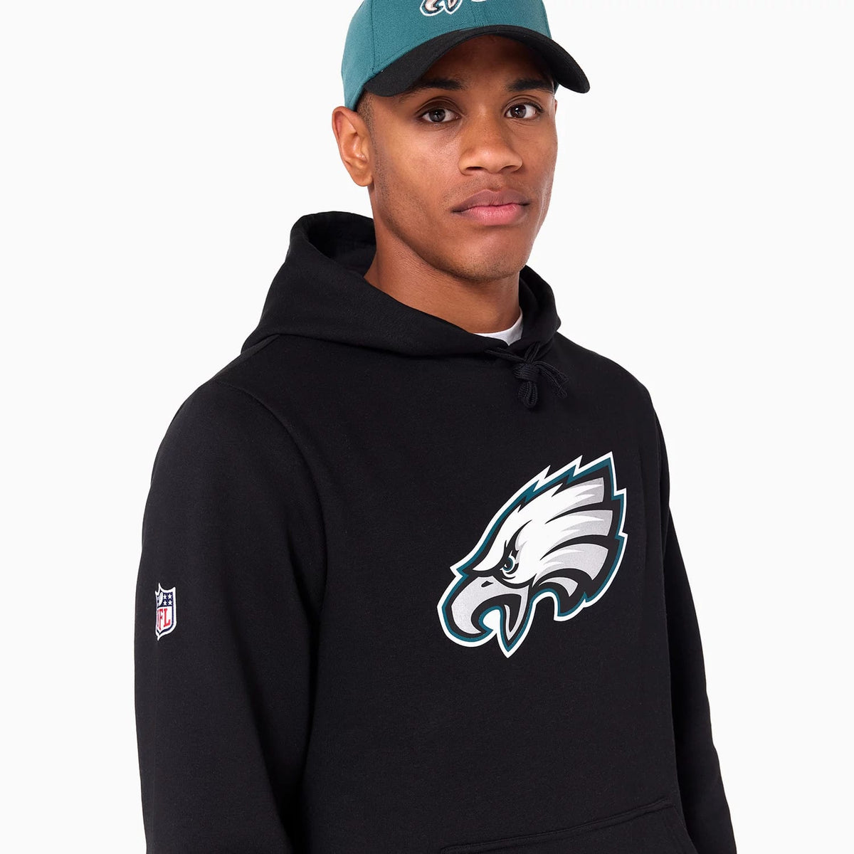 Philadelphia Eagles NFL Black Pullover Hoodie-klyvox