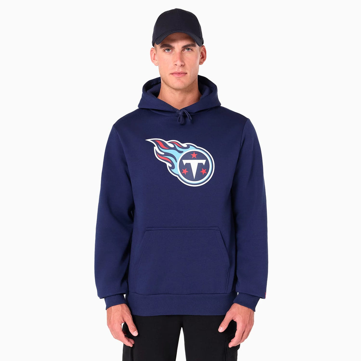 Tennessee Titans NFL Navy Pullover Hoodie-klyvox