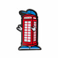 New Era Phone Box Red Pin Badge-klyvox