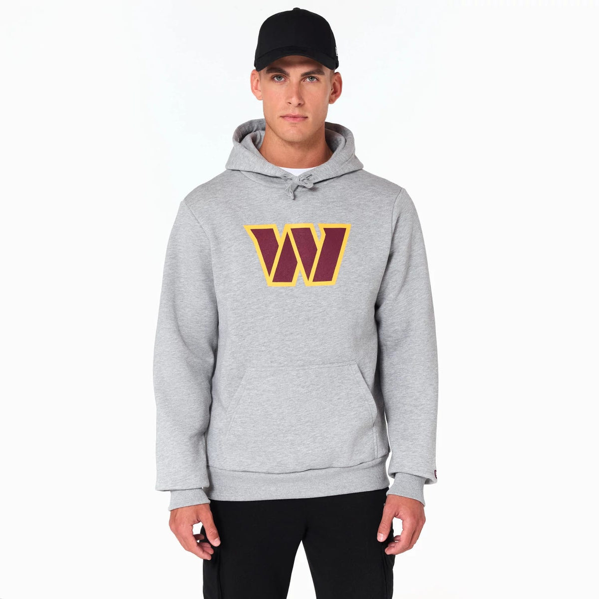 Washington Commanders NFL Grey Pullover Hoodie-klyvox