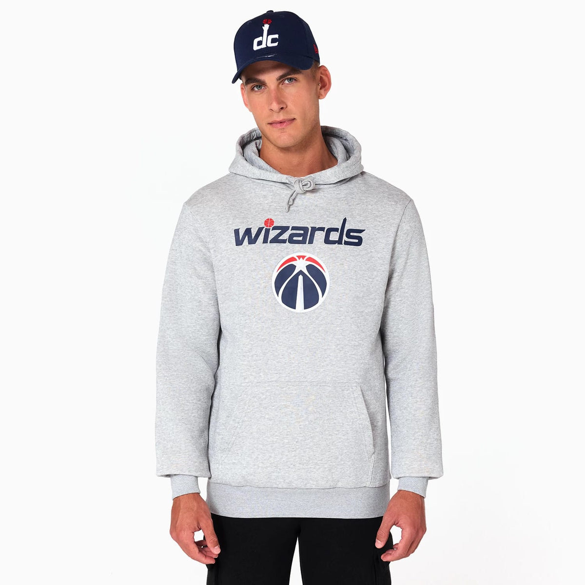 Washington Wizards NBA Grey Pullover Hoodie-klyvox