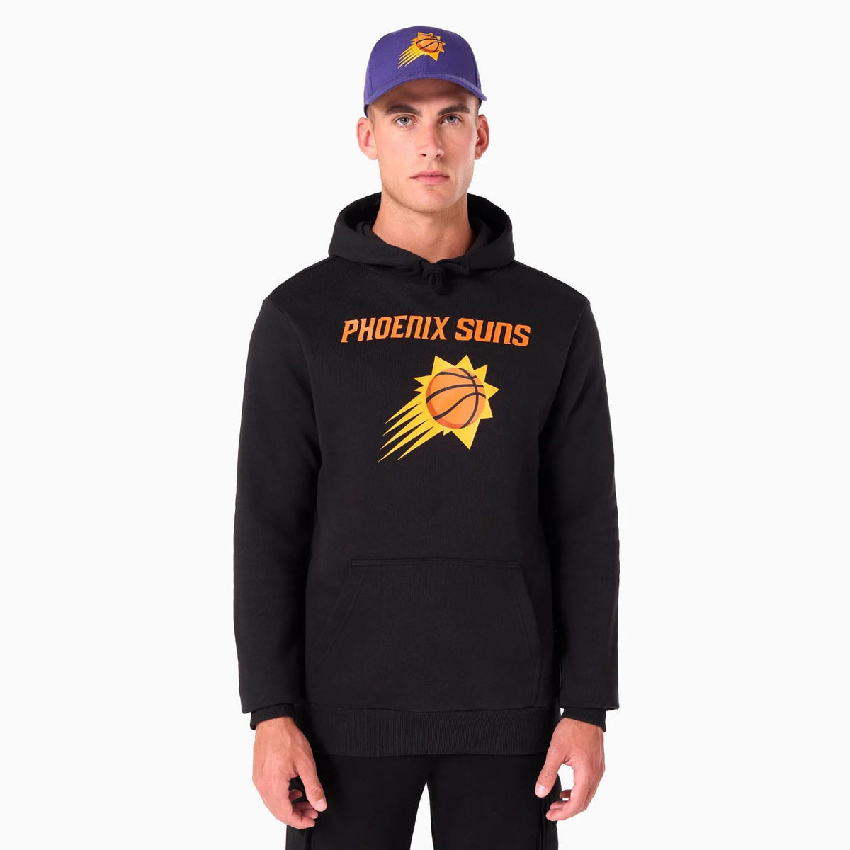 Phoenix Suns NBA Black Pullover Hoodie-klyvox