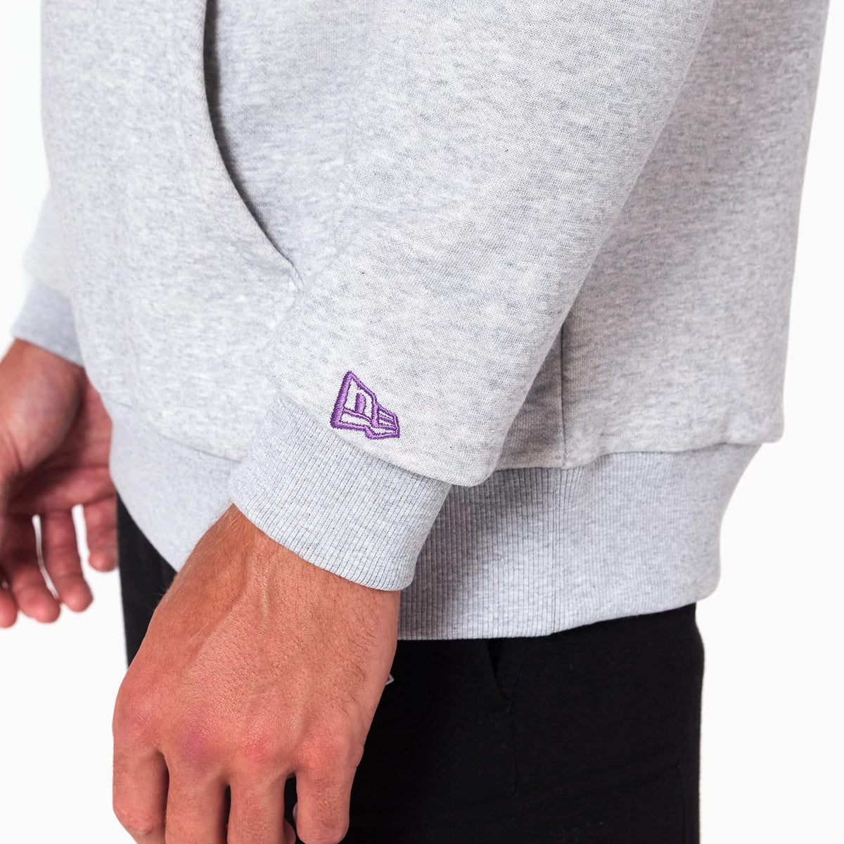 Sacramento Kings NBA Grey Pullover Hoodie-klyvox