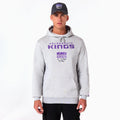 Sacramento Kings NBA Grey Pullover Hoodie-klyvox