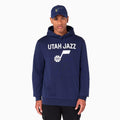 Utah Jazz NBA Navy Pullover Hoodie-klyvox