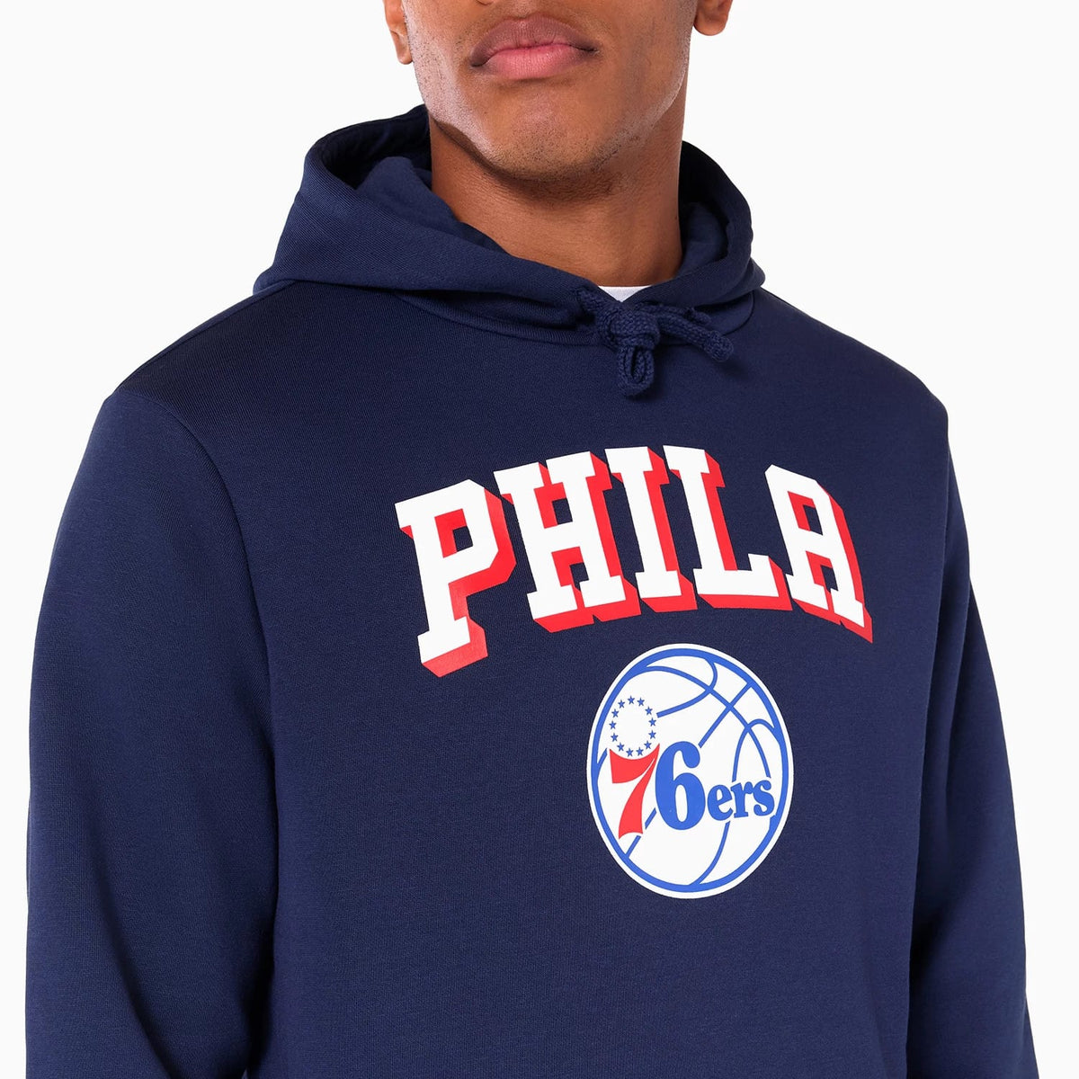 Philadelphia 76ers NBA Navy Pullover Hoodie-klyvox