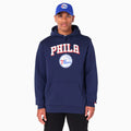 Philadelphia 76ers NBA Navy Pullover Hoodie-klyvox