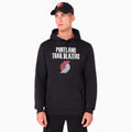 Portland Trail Blazers NBA Black Pullover Hoodie-klyvox