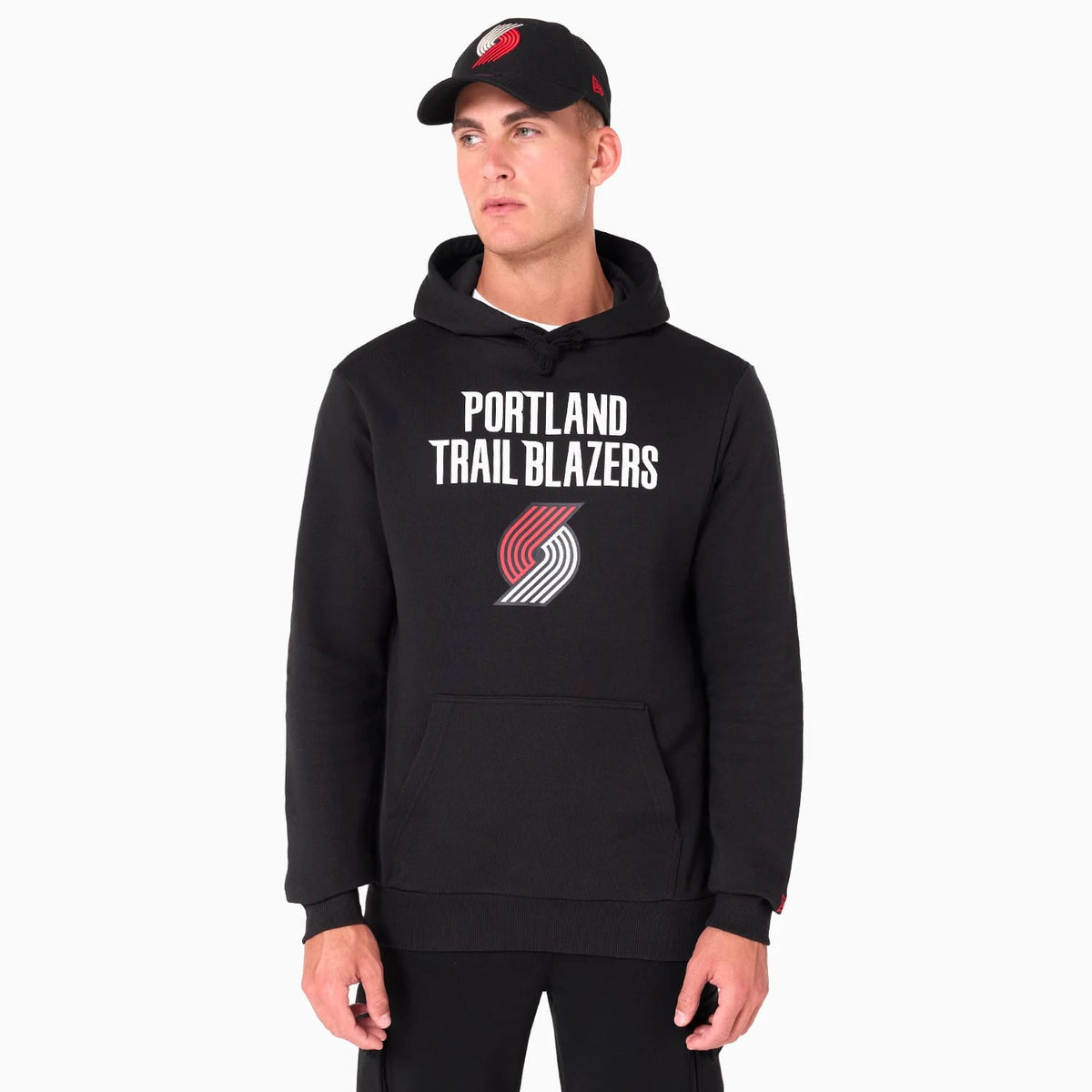 Portland Trail Blazers NBA Black Pullover Hoodie-klyvox