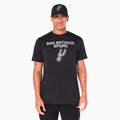 San Antonio Spurs NBA Black T-Shirt-klyvox