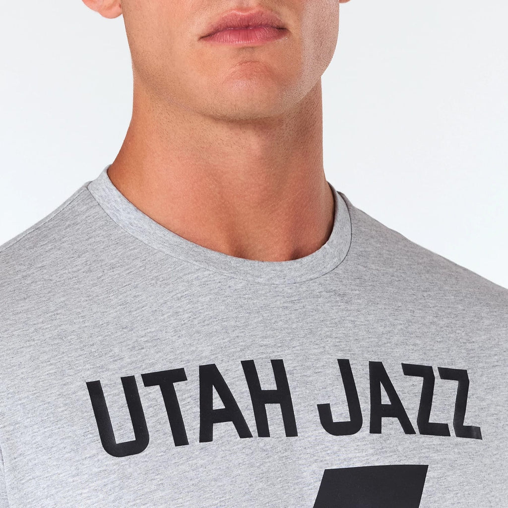 Utah Jazz NBA Grey T-Shirt-klyvox