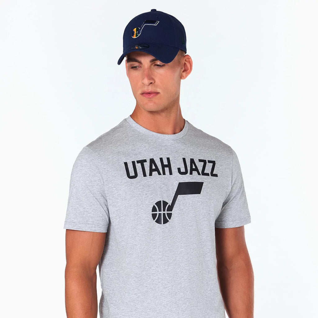 Utah Jazz NBA Grey T-Shirt-klyvox