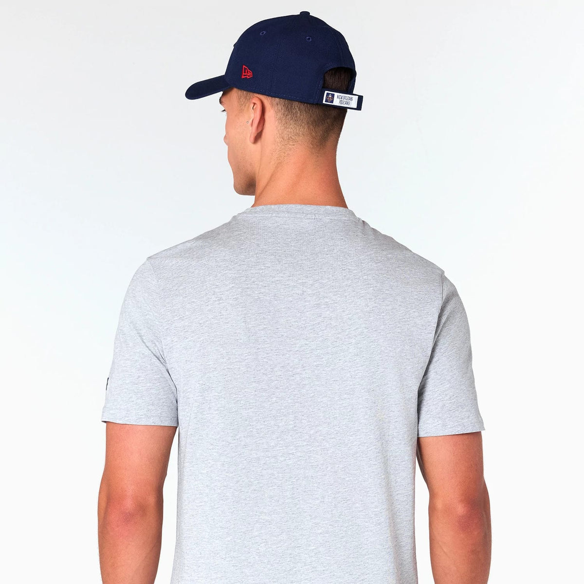 New Orleans Pelicans NBA Grey T-Shirt-klyvox