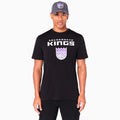 Sacramento Kings NBA Black T-Shirt-klyvox
