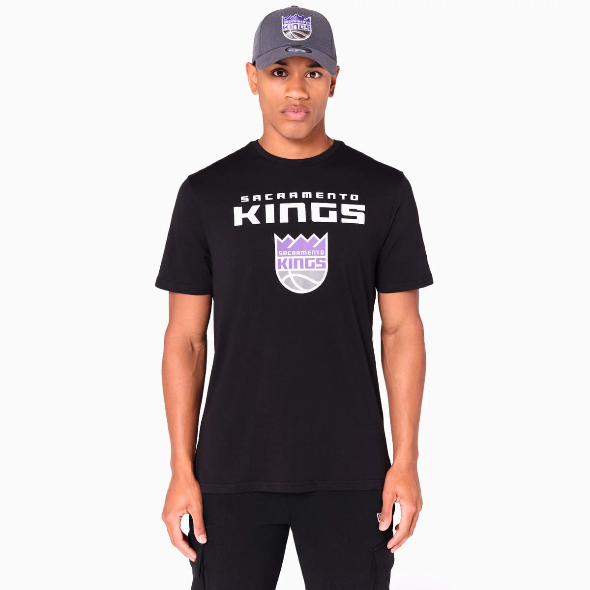 Sacramento Kings NBA Black T-Shirt-klyvox