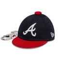 Atlanta Braves MLB Mini Cap Navy Key Chain-klyvox