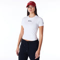 New Era Womens White Slim T-Shirt-klyvox