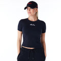 New Era Womens Black Slim T-Shirt-klyvox