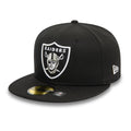 Las Vegas Raiders NFL Official Team Colours Black 59FIFTY Fitted Cap-klyvox