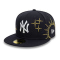 New York Yankees MLB Zodiac Navy 59FIFTY Fitted Cap-klyvox