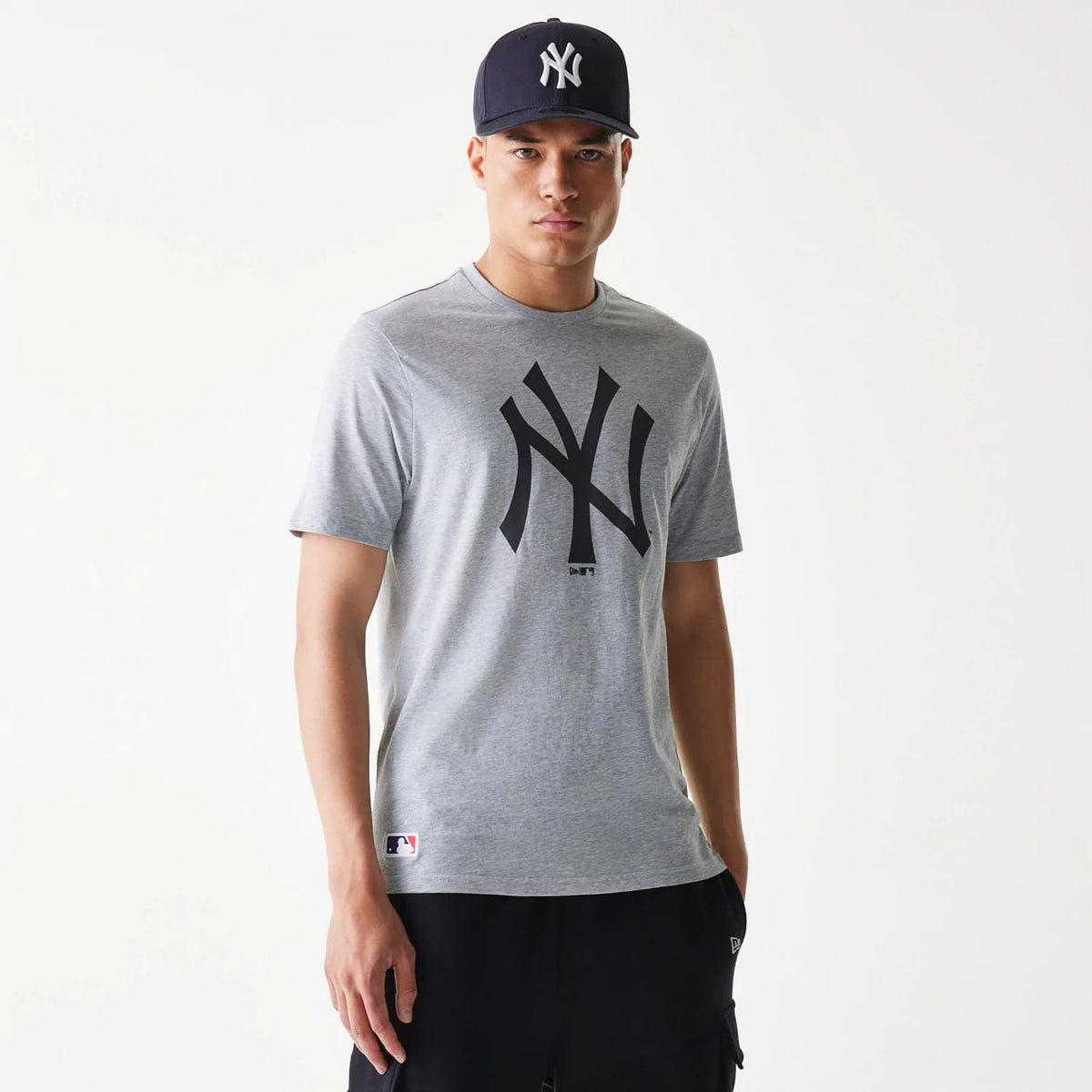 New York Yankees MLB Regular Grey T-Shirt-klyvox