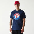 Texas Rangers MLB Regular Dark Blue T-Shirt-klyvox